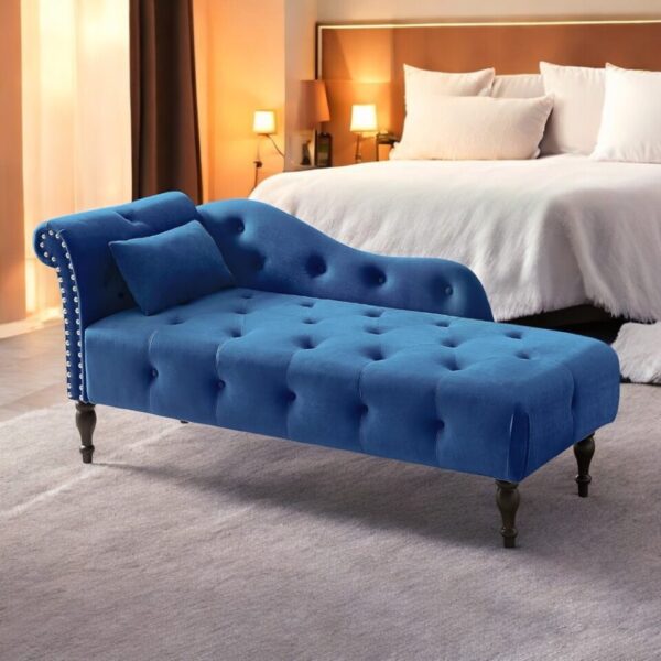 Rabitia Modern Armless Chaise Lounge Indoor Chair
